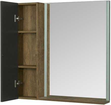 Подвесной шкаф Aquaton Терра 24 1A247403TEKA0 Дуб кантри Антрацит 