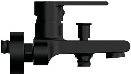 Смеситель для ванны Cersanit Brasko Black 63108 Черный матовый 