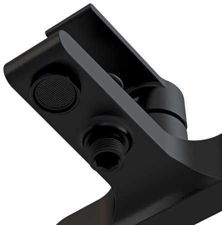 Смеситель для ванны Cersanit Brasko Black 63108 Черный матовый 