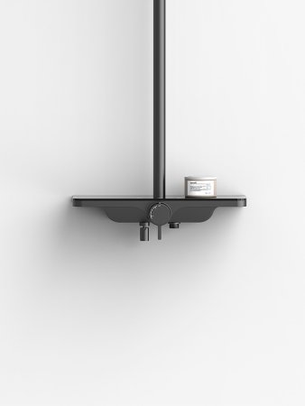 Душевая система AQUAme AQM8002B Черная матовая 