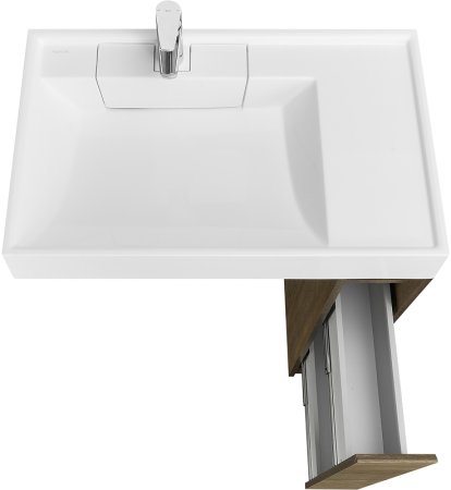 Тумба под раковину Aquaton Лондри 80 1A267101LHDY0 Дуб Кантри без фасада 