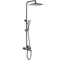 Душевая система GANZER GZ28061С Черный\Хром