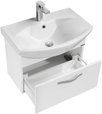 Тумба под раковину Aquaton Ария 65 1A134001AA010 подвесная Белая 