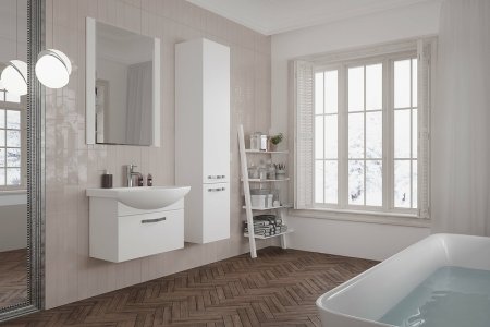 Тумба под раковину Aquaton Ария 65 1A134001AA010 подвесная Белая 