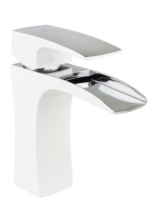 Смеситель для раковины AltroBagno Cascata 01.11 Bi/Cr белый / хром 
