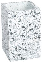 Стакан для ванной комнаты FIXSEN PUNTO FX-200-3, белый/серый