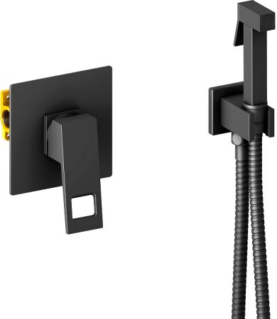 Гигиенический душ Timo Briana 7189/03SM со смесителем, черный 