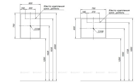 Зеркало Aquanet Оптима 60 белый матовый 