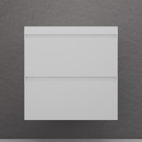 Тумба подвесная Style Line "Манхэттен 60" ЭМАЛЬ под ASTI 60 2 ящика PLUS белый матовый