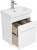 Тумба с раковиной Aquanet Августа 50 (Moduo Slim) белый 