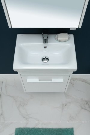 Тумба с раковиной Aquanet Августа 50 (Moduo Slim) белый 