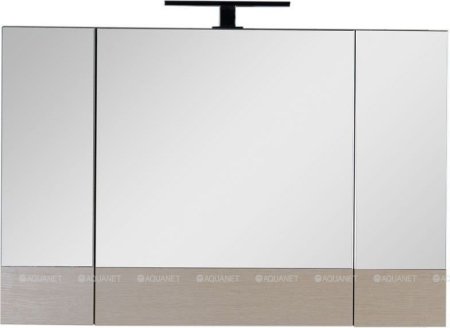 Зеркало-шкаф Aquanet Нота 100 светлый дуб 