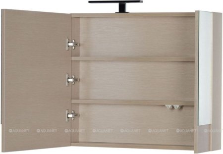 Зеркало-шкаф Aquanet Нота 100 светлый дуб 