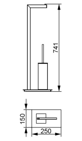 Стойка Aquanet 8217 