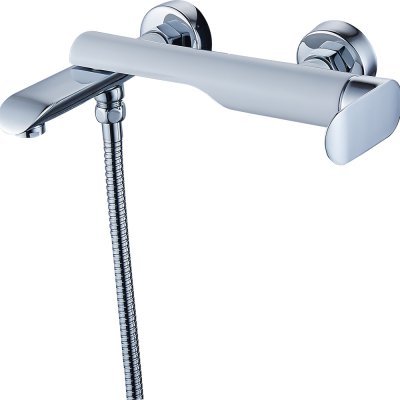 Смеситель для ванной Ganzer GZ22031F Белый / Хром 