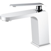 Смеситель для раковина Ganzer GZ26011F Белый / Хром