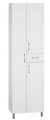 Шкаф пенал Style Line Эко Стандарт 54 с бельевой корзиной Белый 