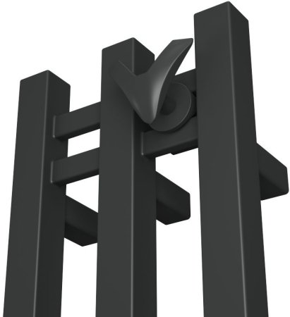 Полотенцесушитель электрический (I-образный) Bauedge Stella Square DB-0077, 25x160 см 