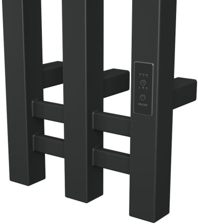 Полотенцесушитель электрический (I-образный) Bauedge Stella Square DB-0077, 25x160 см 