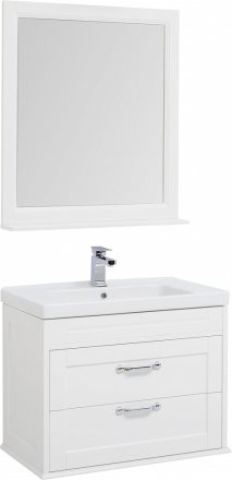 Мебель для ванной Aquanet Денвер 80 белый глянец 