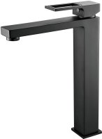 Смеситель для раковины высокий  Raffine F1196H, черный