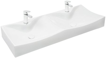 Раковина WeltWasser Elbach 2216 112 10000004587 двойная Белый глянец 