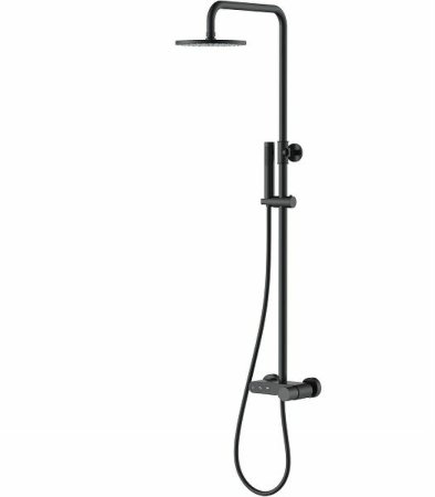Душевая система Boheme Stick 128-BB Черная матовая 