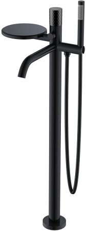 Смеситель для ванны Boheme Stick 129-BB Черный матовый 