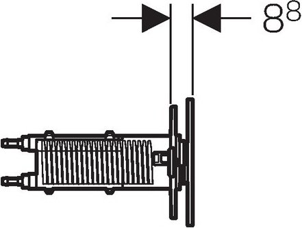 Кнопка смыва Geberit Sigma 70 115.635.SJ.1 черная 
