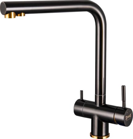 Смеситель для кухонной мойки Zorg Inox SZR-2020 BR/GRAFIT 