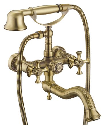 Смеситель Zorg Antic A 7000W-BR для ванны с душем 