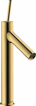 Смеситель Axor Starck 10123990 для раковины, полированное золото 
