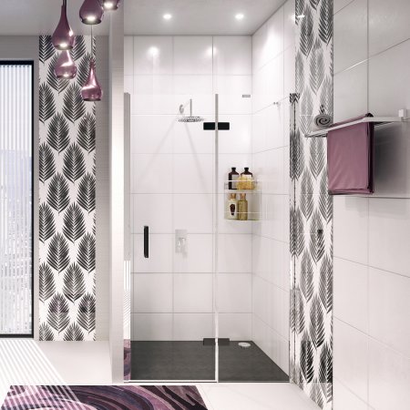 Душевая дверь в нишу WasserKRAFT Aller 10H05RBLACK 120 см 