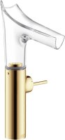 Смеситель Axor Starck V 12114990 polished gold-optic, для раковины