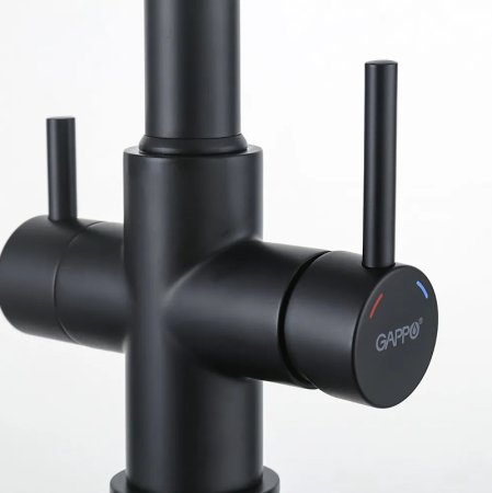 Смеситель для кухни Gappo G4398-66 Черный матовый 