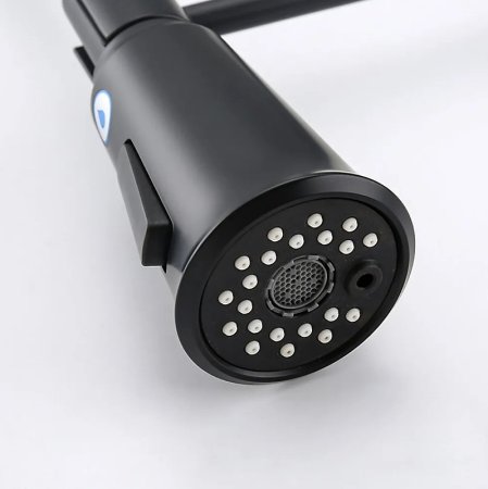 Смеситель для кухни Gappo G4398-66 Черный матовый 