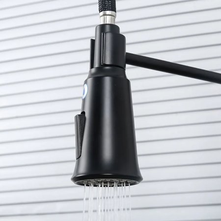 Смеситель для кухни Gappo G4398-66 Черный матовый 