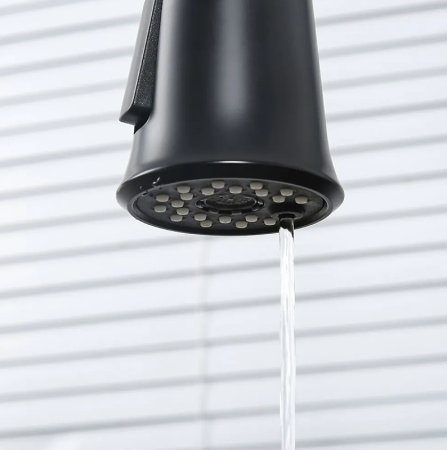 Смеситель для кухни Gappo G4398-66 Черный матовый 