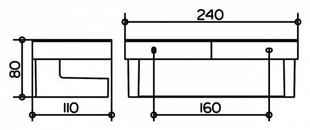 Полка Keuco Collection Moll 12758 белый 