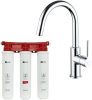 Комплект LEMARK Смеситель LM3073C для кухни + Фильтр BASIC для очистки воды (LM3073C085)