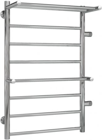 Водяной полотенцесушитель Terminus Анкона П8 500x801 4620768888809 с полкой Хром 