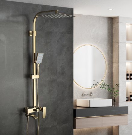 Душевая система Gappo G07-3 G2407-3 Золото 