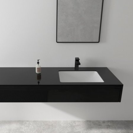 Смеситель для раковины Hansgrohe Vernis Shape 71561670 Черный матовый 