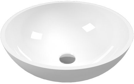 Раковина-чаша Whitecross Cornelian 43 0714.043043.100 Белая глянцевая 