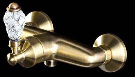 Смеситель для душа Boheme Vogue Crystal 204-CRST Бронза 