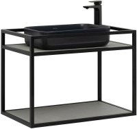 Консоль под раковину Allen Brau Liberty 75 1.33001.BB Черный браш