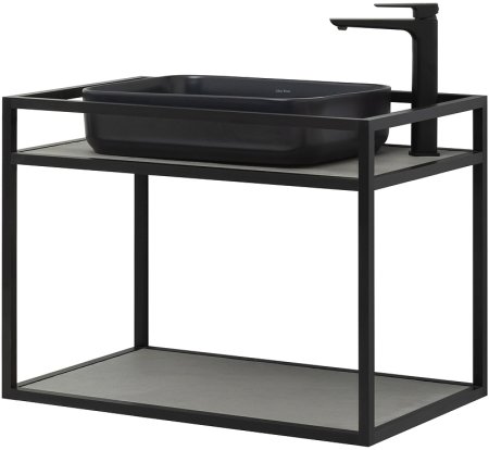 Консоль под раковину Allen Brau Liberty 75 1.33001.BB Черный браш 