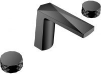 Смеситель для раковины Boheme Venturo 150-B-DIAMOND Черный матовый