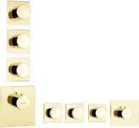 Смеситель для душа Bossini Oki Outlets Z031205.021 с термостатом Золото