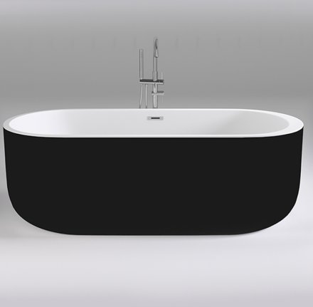 Акриловая ванна Black&White Black Swan 170x80 109sbbl без гидромассажа 
